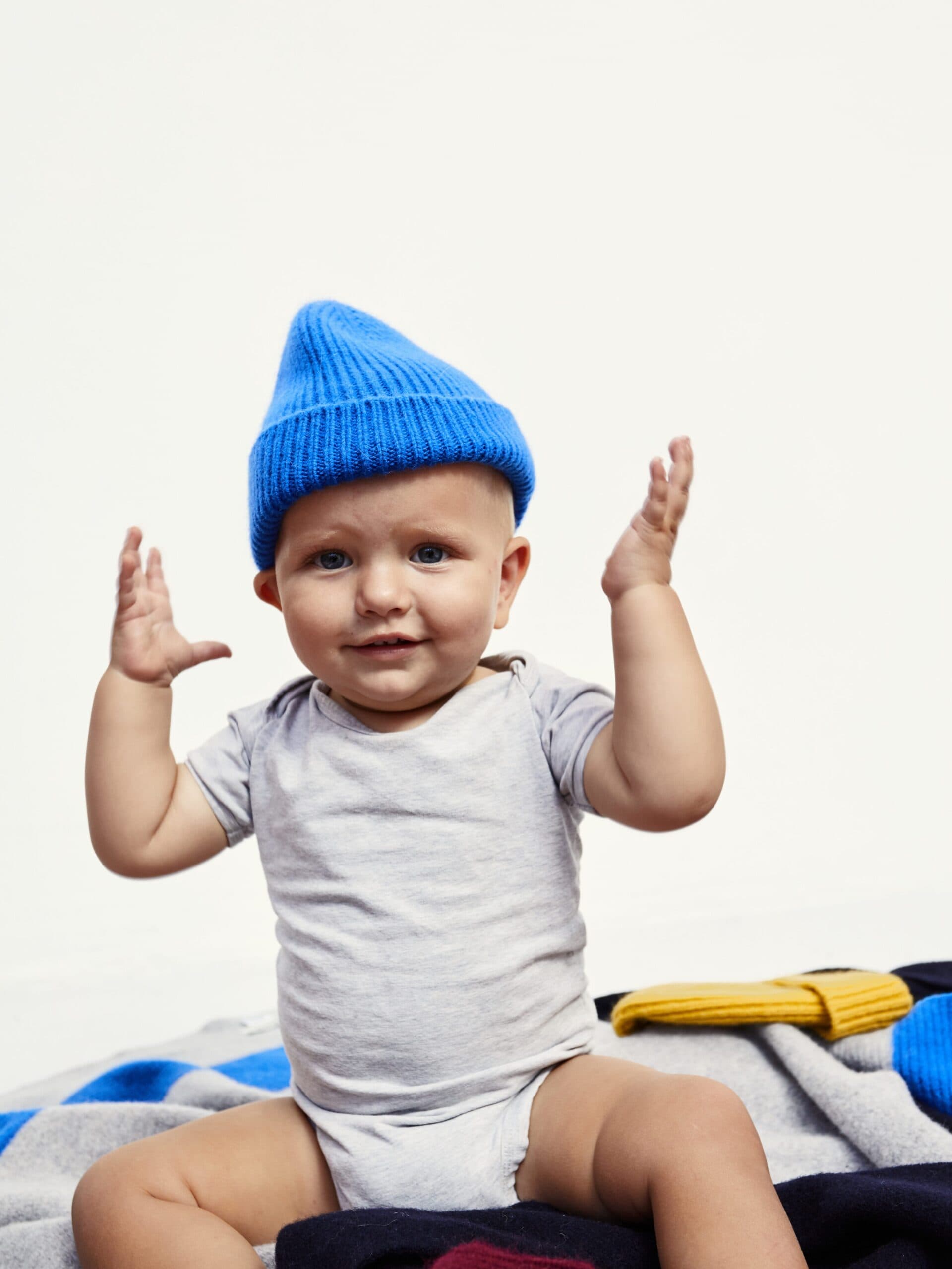 Kids Beanies — Royal Azure