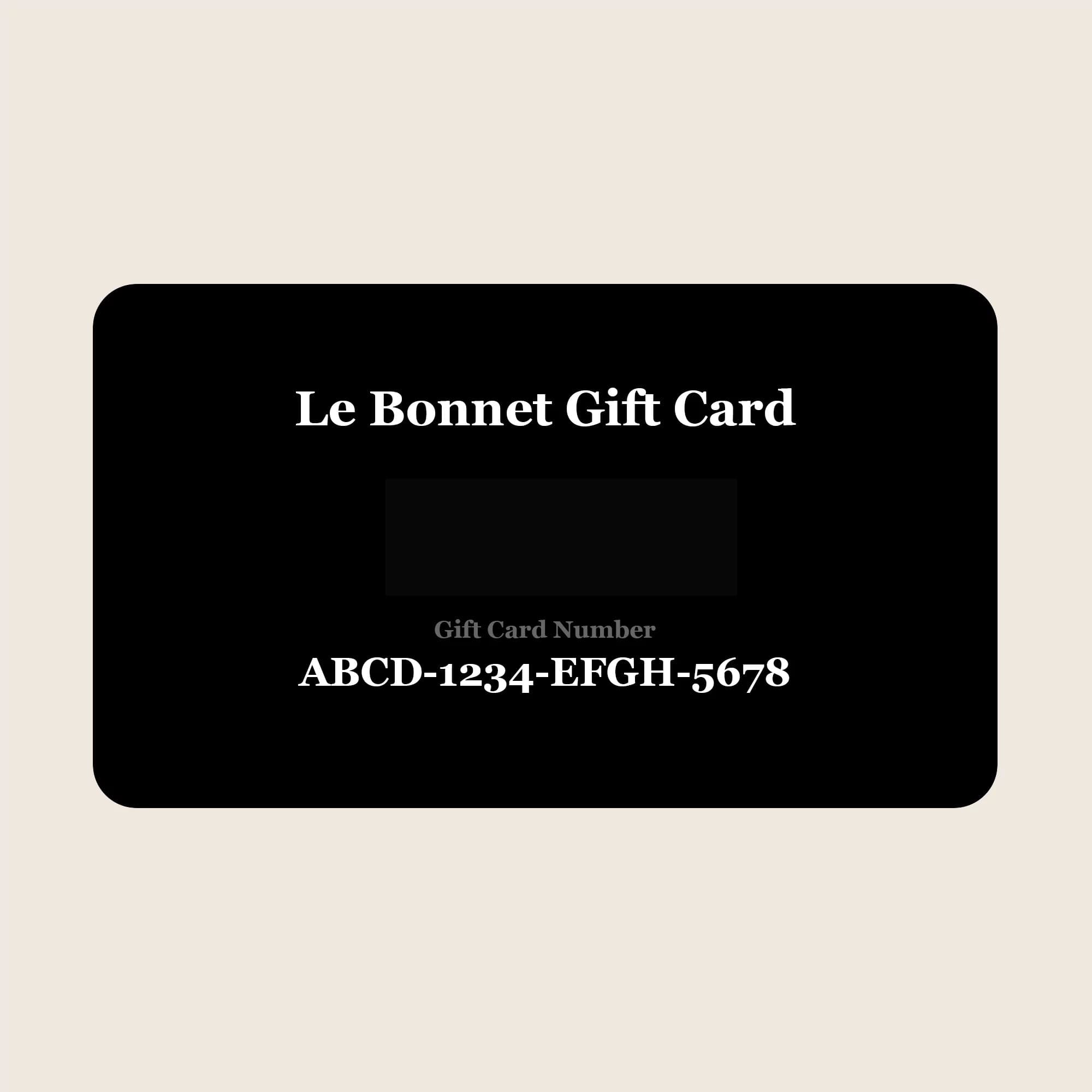 Le Bonnet Gift Card