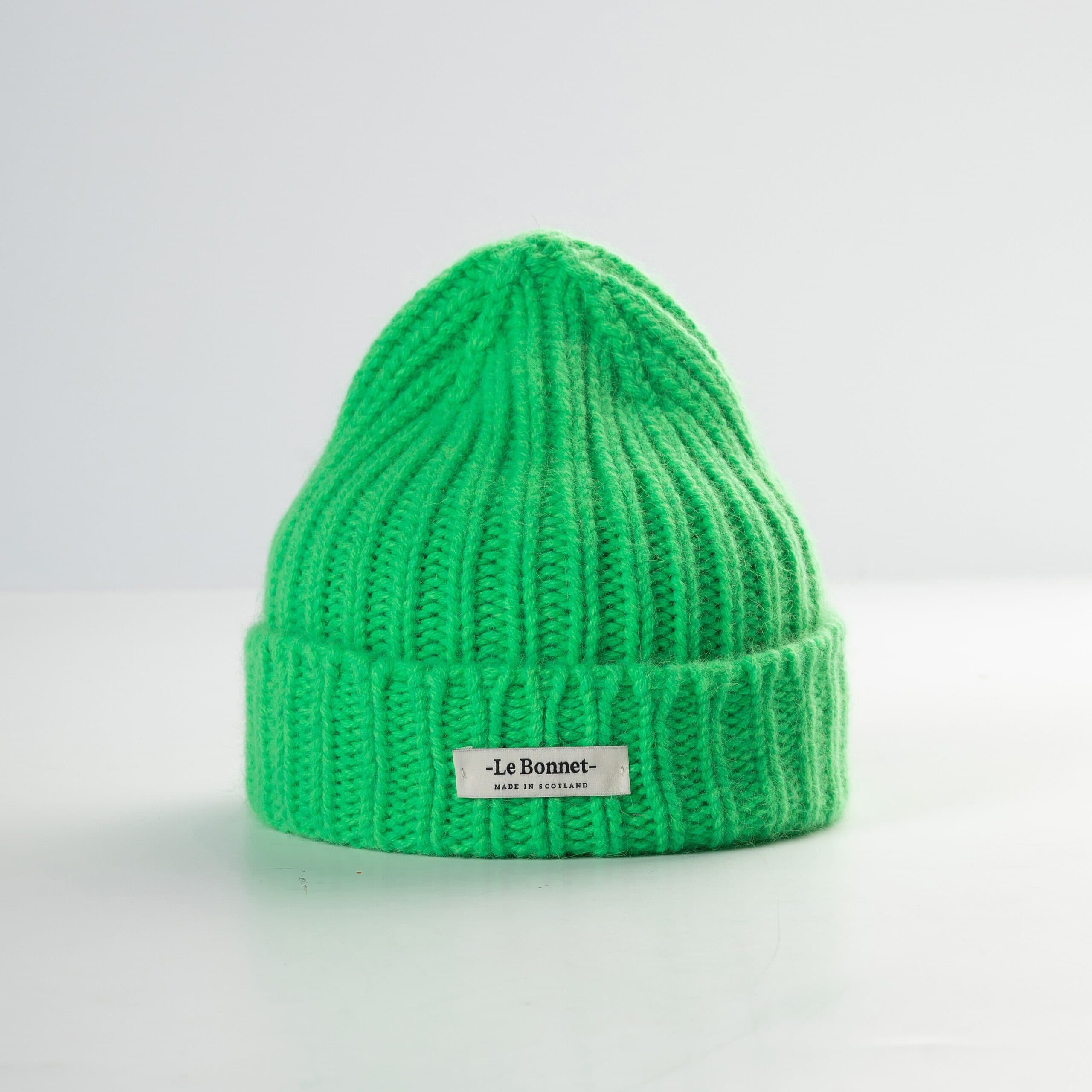 Logo Beanie — Neon Green