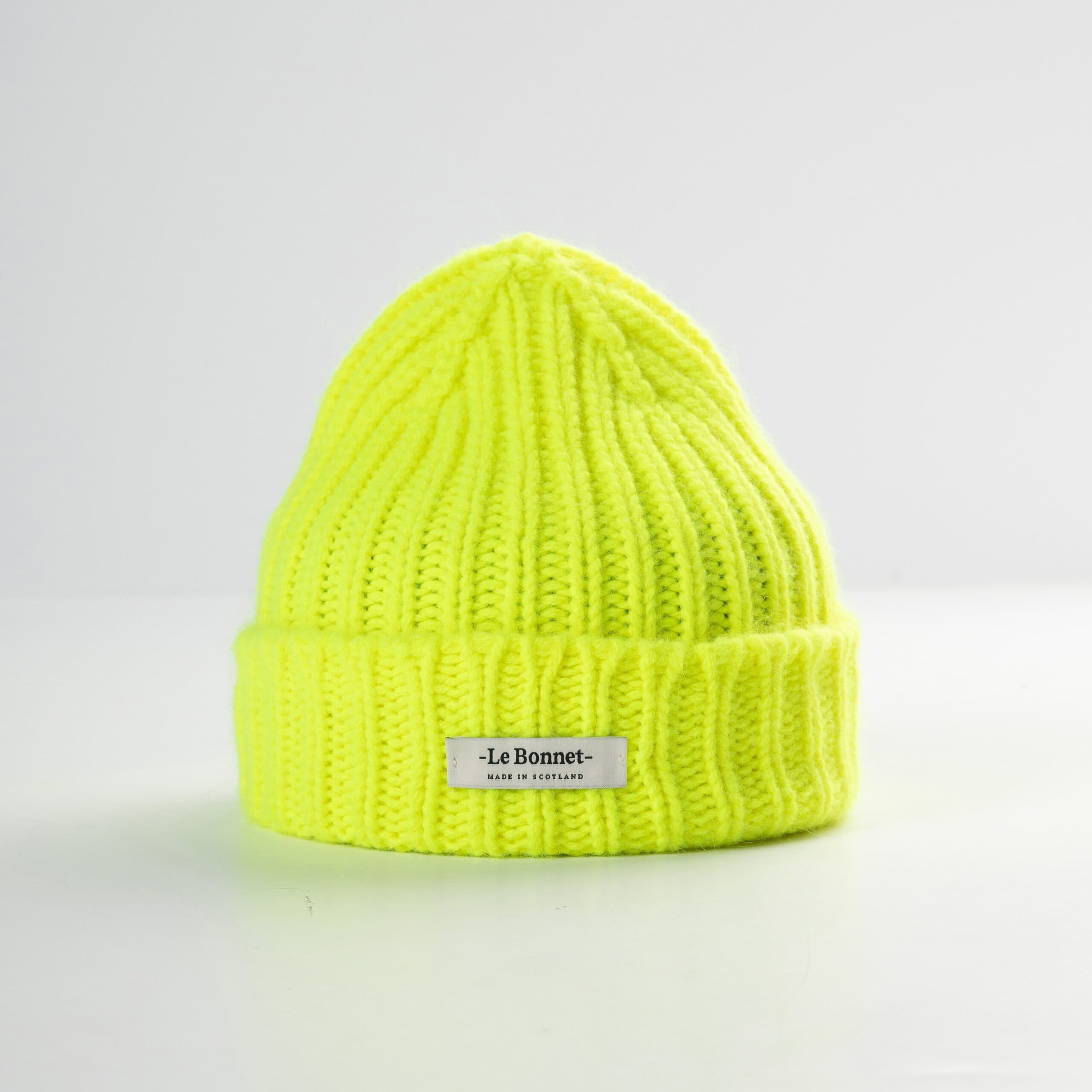 Logo Beanie — Fluo Yellow