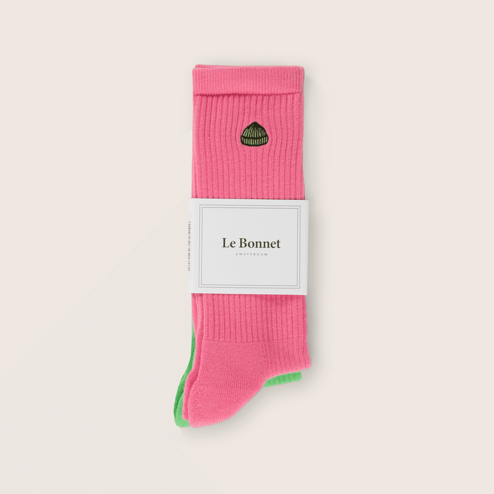 Socks — Bubblegum/Jade