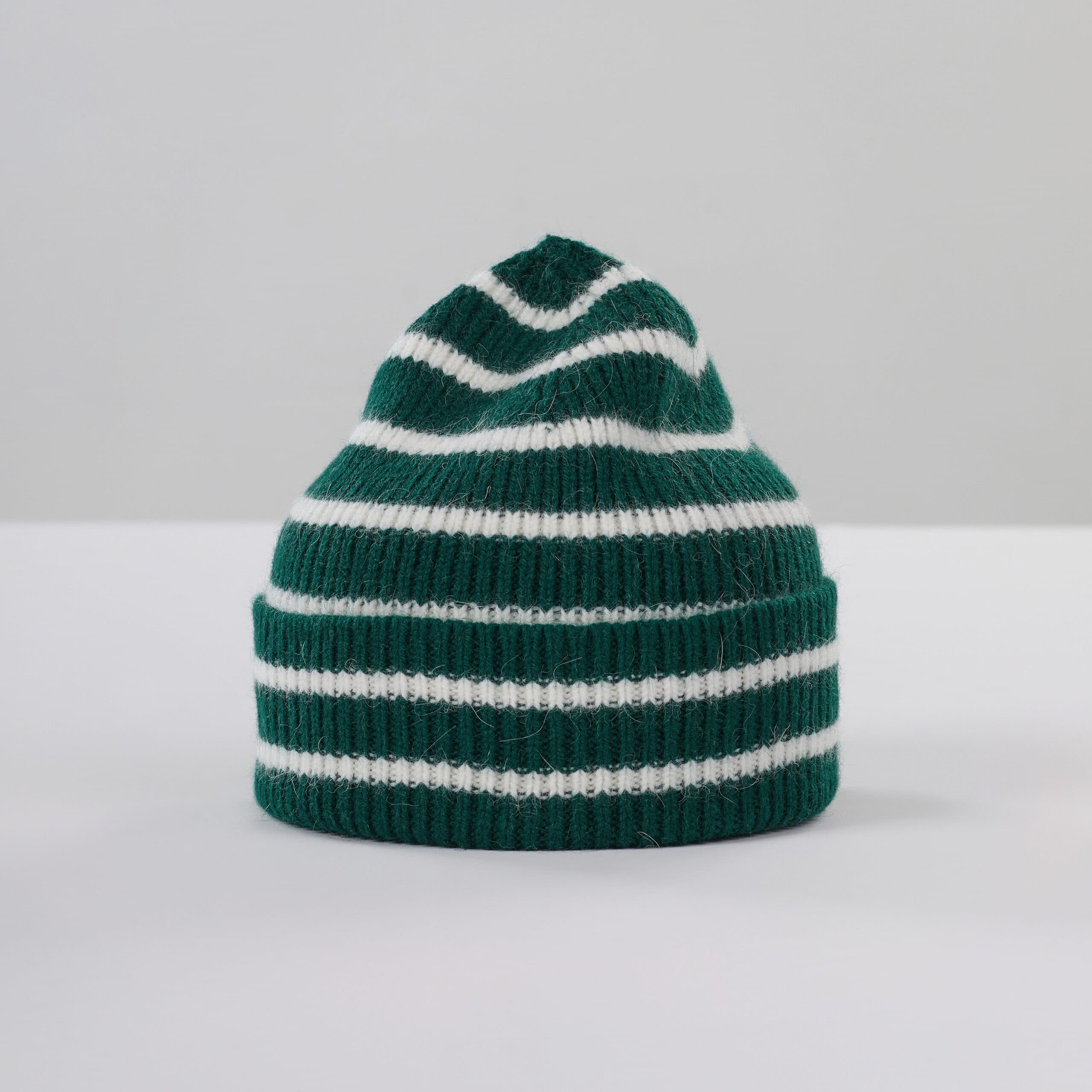 Beanie — Moss Stripe