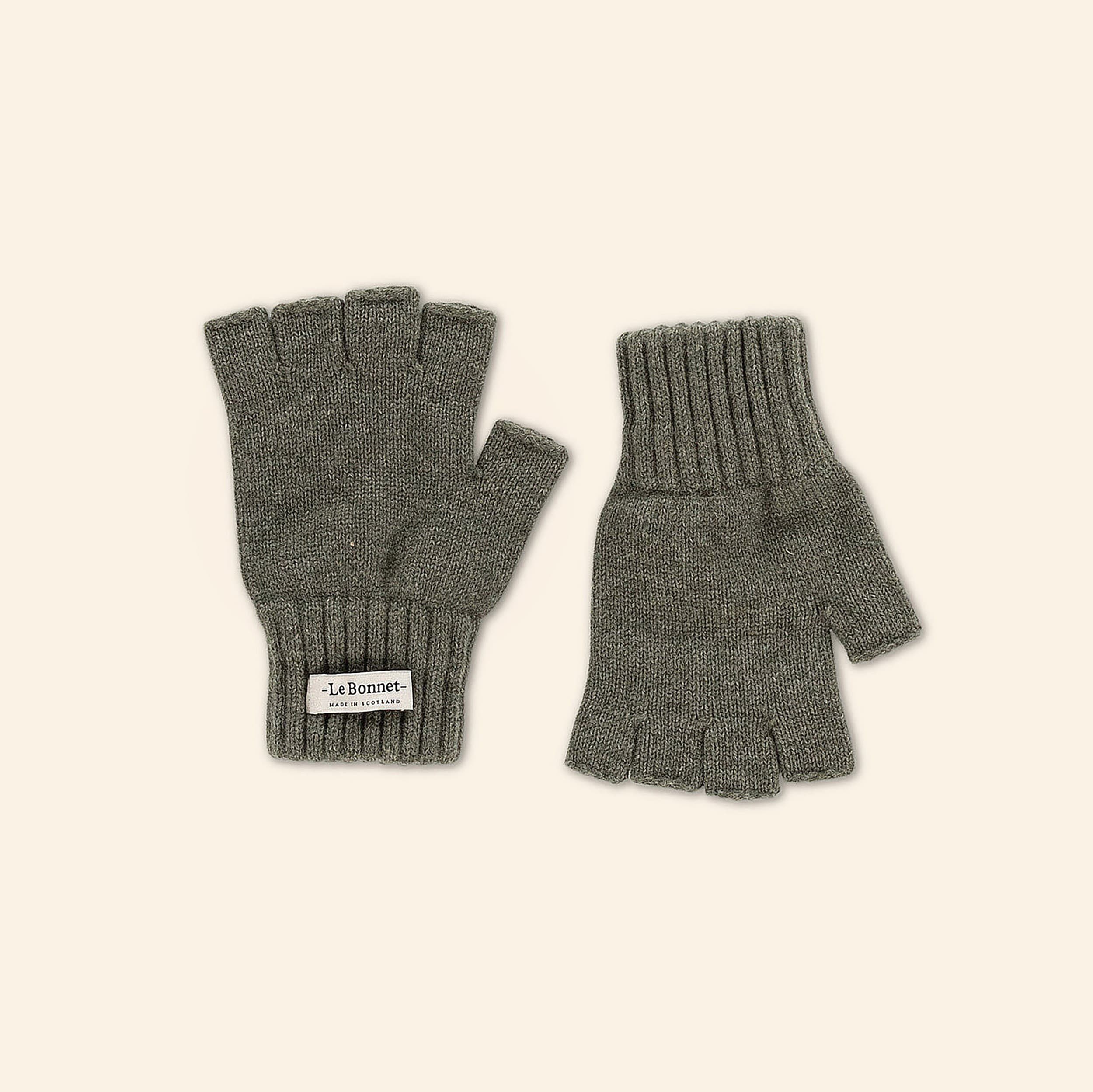 Gloves Fingerless — Croco