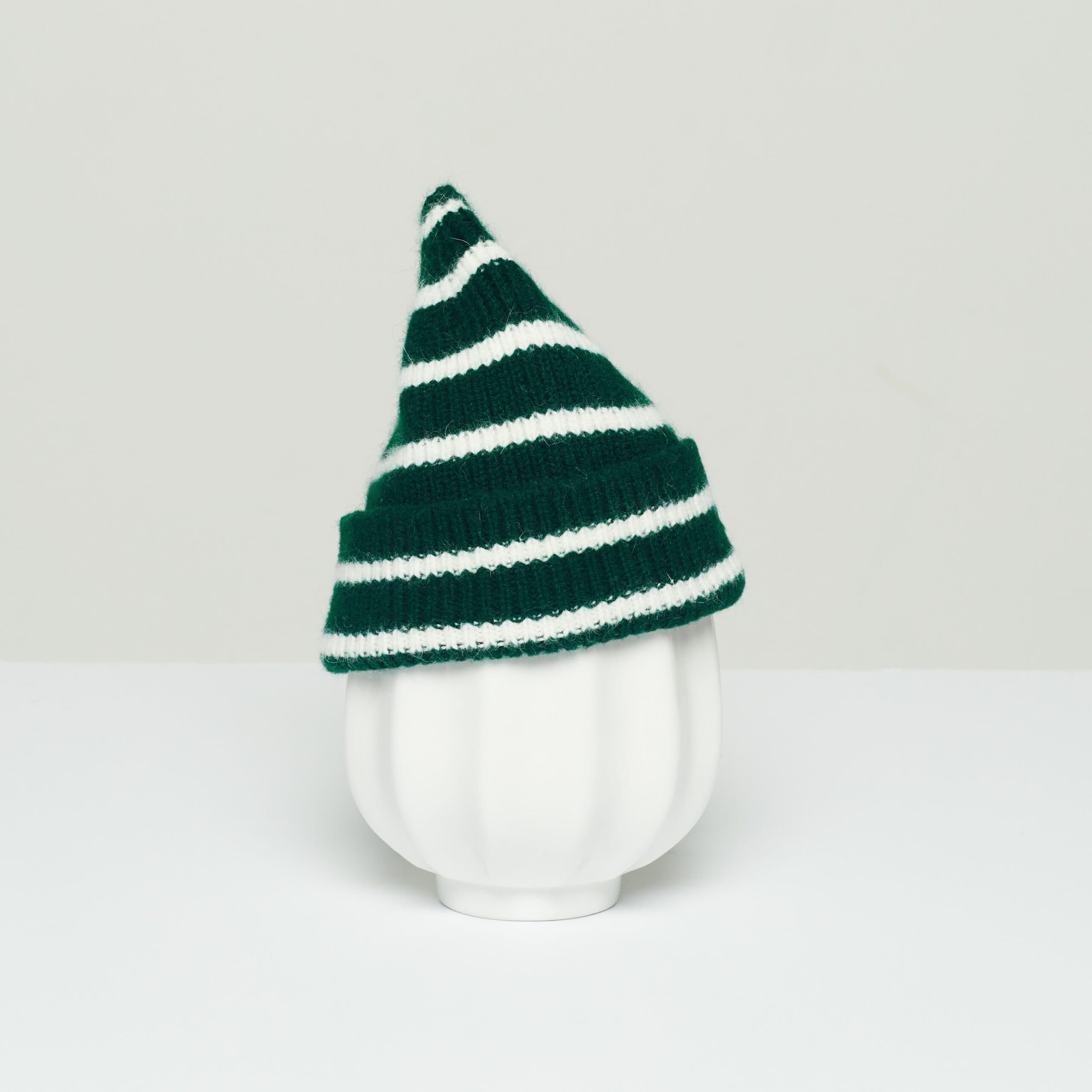 Kids Beanies — Moss Stripe