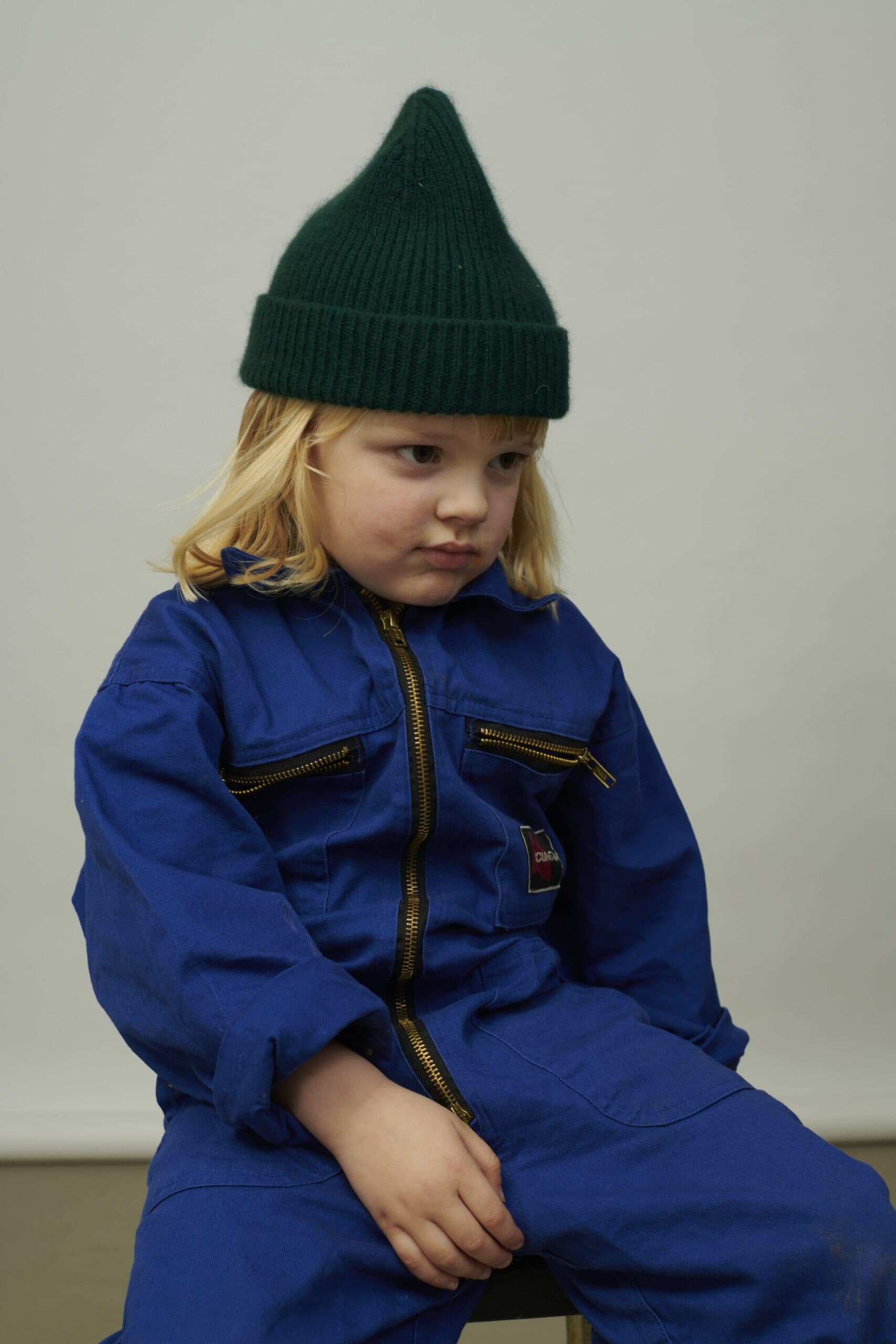 Kids Beanies — Moss