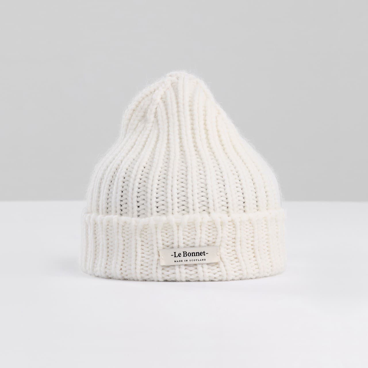 Logo Beanie — Snow