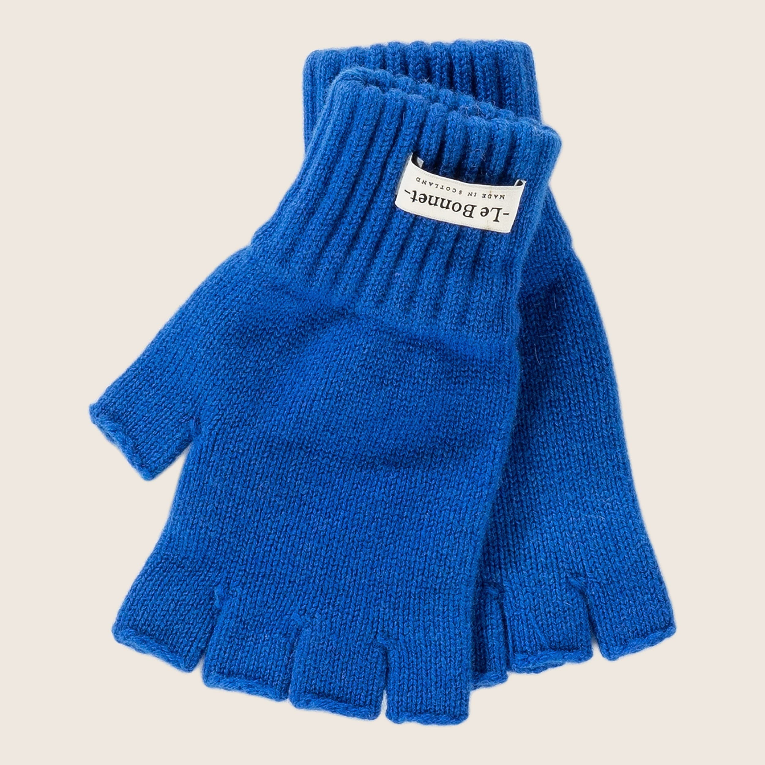 Gloves Fingerless — Royal Azure